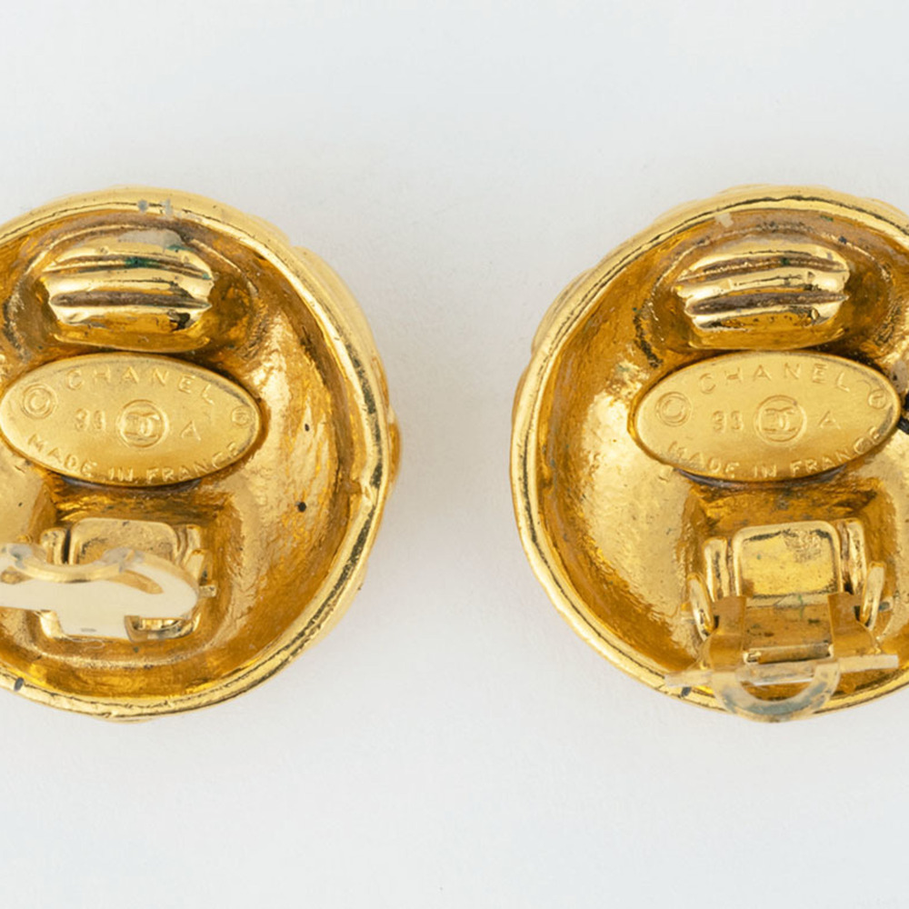 CHANEL Authentic Gold Earrings - Picture 11 of 11